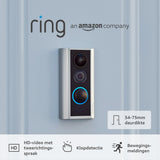 Ring Deurspioncamera (Door View Cam) | 54-75mm deurdikte | Draadloze deurbelbeveiligingscamera met 1080p HD video, Wifi | Ring Home-proefperiode (30 dagen gratis)