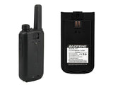 CRONOS Korte golf radio's walkietalkie model: Baofeng BF-T17, draadloze telefoon, set met zaklamp, 2 stuks, kleur: GEEL