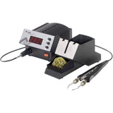 ERSA DIGITAL2000 A temperatuurgeregeld soldeerstation 80 W met desoldeerpincet CHIP-tool 2 x 20 W antistatisch