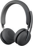 Logitech Zone Wireless 2 Premium ruisonderdrukkende headset met hybride ANC, Bluetooth, USB-C, USB-A, gecertificeerd voor Zoom, Google Meet, Google Voice, Fast Pair, grafiet