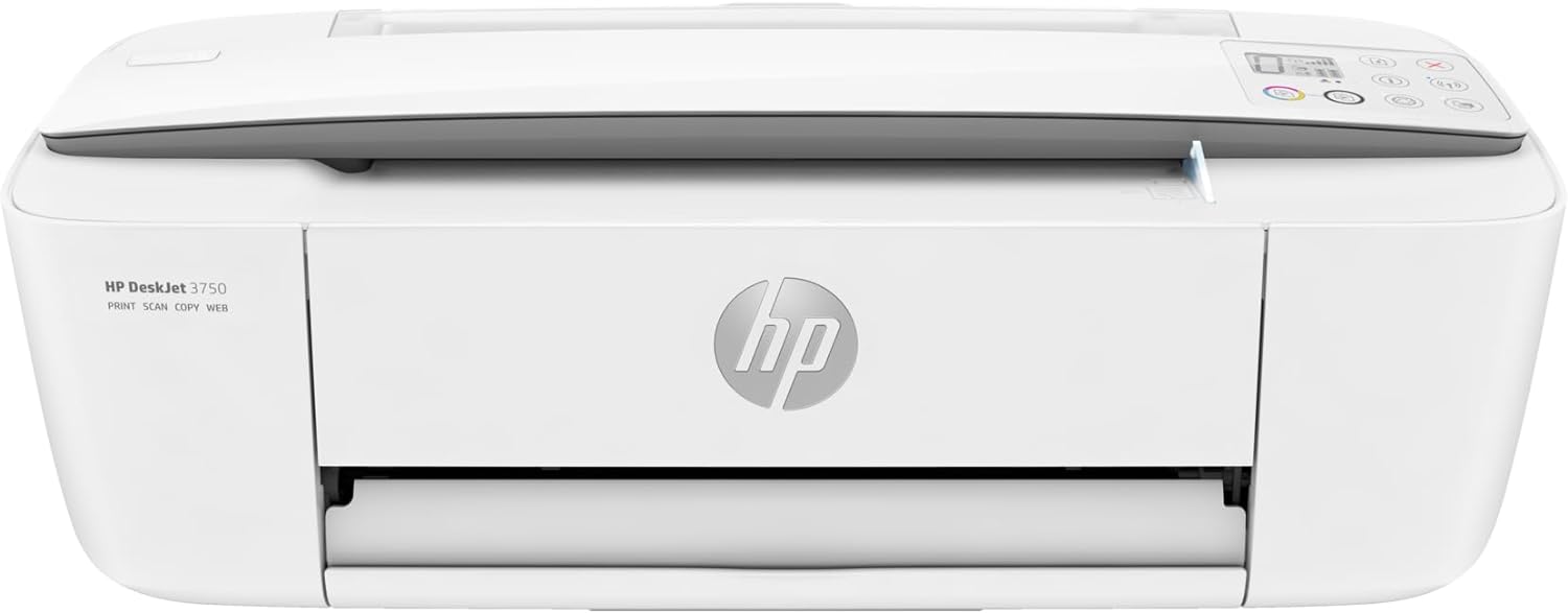 HP DeskJet 3750 All-in-One (Stone) XMO2, Draadloze Wifi kleuren inktjet printer voor thuis (Afdrukken, kopiëren, scannen) Inclusief 2 maanden Instant Ink