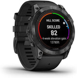 Garmin Fenix 7X Pro Solar 51mm, Smartwatch, Sporthorloge, 37 dagen Batterij, 40+ Sport-apps, Garmin Pay, Muziek, Ingebouwde zaklamp, Zwart