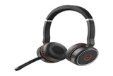 Jabra Evolve 75 SE draadloze stereo headset - Bluetooth headset met noise cancelling microphone en active noise cancellation - MS Teams gecertificeerd, werkt met alle andere platformen - zwart