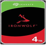 Seagate Compatibele IronWolf ST4000VN006 - harde schijf - 4 TB - SATA 6 Gb/s, zwart