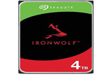 Seagate Compatibele IronWolf ST4000VN006 - harde schijf - 4 TB - SATA 6 Gb/s, zwart