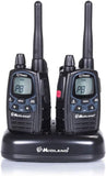 Midland G7 Pro PMR+LPD-radioapparatuur C1090.06 Robuust apparaat voor professioneel of privégebruik, met LCD-display, inclusief dubbelstandlader en riemclips, set van 2 stuks