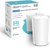 TP-Link 5G Deco X3000-5G Mesh Router WiFi 6 Dual Band AX3000Mbps, 2.5G-poort, 2 Gigabit-poorten, WiFi Mesh Box 5G SIM, eenvoudige installatie, 5G-modem, ontgrendeld, compatibel met elke SIM