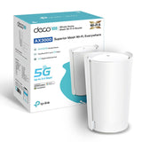 TP-Link 5G Deco X3000-5G Mesh Router WiFi 6 Dual Band AX3000Mbps, 2.5G-poort, 2 Gigabit-poorten, WiFi Mesh Box 5G SIM, eenvoudige installatie, 5G-modem, ontgrendeld, compatibel met elke SIM