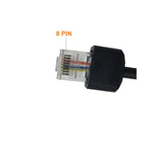 BMINO 10 stks 8-pins luidspreker GM300 Microfoon GM300 GM338 GM950 Auto mobiele radio HMN3413AR HMN3596A Geschikt for Motorola portofoon microfoon