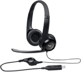 Logitech H390 USB Computer Headset - Zwart