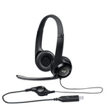 Logitech H390 USB Computer Headset - Zwart