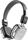 iKF R2 Retro draadloze hoofdtelefoon, Bluetooth on-ear bedrade headset, opvouwbaar ontwerp, pure bas, 60H speeltijd, Bluetooth V5.4, lichtgewicht en comfortabel, aangepaste EQ, multipoint-verbinding