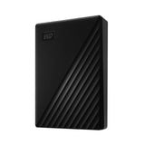 WD My Passport 5 TB draagbare harde schijf (draagbare opslag, slank ontwerp, met software voor apparaatbeheer, back-up en wachtwoordbeveiliging - Zwart - Compatibel met PC, Xbox en PS4