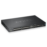 ZYXEL XGS4600-32F L3 Managed Switch, 24-poorts Gig regio, 4 dual pers. en 4x 10G stapelbaar, dual PSU