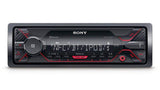 Sony DSXA410BT MP3 Autoradio, Dual Bluetooth, NFC, USB, Aux-Aansluiting, Verlichting, 4 X 55 Watt, Handsfree Bellen, Rood