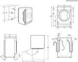 Electrolux EW8F384BI 8 kg/1400 omwentelingen voor inbouw