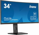 34" iiyama XCB3494WQSN-B5 Curved HMDI/DP/USB en KVM switch