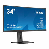 34" iiyama XCB3494WQSN-B5 Curved HMDI/DP/USB en KVM switch