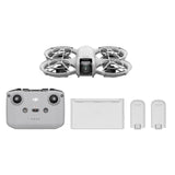 DJI Neo Fly More Combo, Mini drone met 4K UHD-camera voor volwassenen, een zelf-vliegende drone van 135 g die u volgt, opstijgen vanaf uw palm, onderwerp volgen, met RC-N3 en 3 batterijen