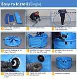 Ultra Large Framed Pool for Kids Adults and Babies, 70cm Deep Above Ground with Drain Valve, Perfect for Backyard, Home Depot or Patio, Durable Plastic Hard Frame, Pool, 3