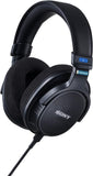 Sony MDR-M1 Studio Gesloten Koptelefoon - Bedraad, Ultra-Wideband Weergave (5Hz-80kHz), Ideaal voor Studio Opname & Mixing, Lichtgewicht (216g), Inclusief 2 Afneembare Kabels, Zwart