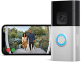 Ring Videodeurbel Plus op batterij (Battery Video Doorbell Plus) | Draadloze deurbel met 1536p HD-beeld, zicht van top tot teen, nachtzicht in kleur, zelf te installeren | 30 dagen gratis Ring Protect