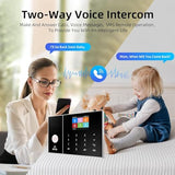 Wifi-Smart-alarmkits voor thuis, draadloos GSM-thuisalarmsysteem met sirene, PIR-bewegingsmelder, afstandsbedieningen, raam-/deursensor, ondersteuning voor 2G SMS push/APP-verbindingsalarm