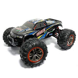 s-idee® 18173 9125 RC Auto 1:10 4WD Buggy waterdichte monstertruck met 2,4 GHz ca. 50 km snel, twee motoren, wendbaar, volledig proportioneel 4WD op afstand bestuurbare buggy racingauto