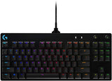 Logitech G Pro Mechanisch Gaming Toetsenbord, TKL, GX Blue Clicky Switches, LIGHTSYNC RGB Verlichte toetsen, Snelle verwerking toetsaanslagen, QWERTY US International layout - Zwart