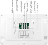 7 inch ondersteunt de functie van de videocamera, ondersteunt op afstand ontgrendeling van huishoudelijke waterdichte deurbellers,C