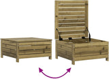 WSJHUHK Home-Outdoor Home-Outdoor Meubelset, 7-delige tuinbank set geïmpregneerd houten grenen