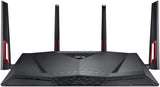 Asus RT-AC88U Gaming router (Ai Mesh WLAN-systeem, WiFi 5 AC3100, Gaming Engine, 8x Gigabit LAN Link Aggregation, 1.4 GHz DC CPU, Alexa & IFTTT & App-bediening, AiProtection, USB 3.0)