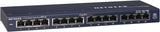 NETGEAR ProSAFE Unmanaged Switch - GS116GE - Desktop - 16 Gigabit Ethernet poorten 10/100/1000 Mbps