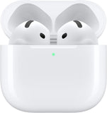 Apple AirPods 4 draadloze oortjes, Bluetooth-koptelefoon, persoonlijke ruimtelijke audio, zweet- en waterbestendig, USB C-oplaadcase, H2 chip, tot 24 uur batterijduur, moeiteloos instellen voor iPhone