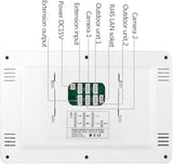 7-inch waterdichte deurbel voor huishoudelijk gebruik met externe ontgrendeling videocamera-functie,G