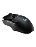 Logitech G903 LIGHTSPEED draadloze gamingmuis, HERO 25K-sensor, meer dan 140 uur met oplaadbare batterij en LIGHTSYNC RGB, compatibel met PowerPlay, pc/Mac - zwart