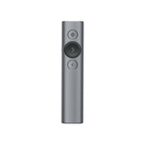 Logitech Spotlight Wireless Presentation Remote, 2,4 GHz en Bluetooth, USB-Receiver, Digitale Laser Pointer, 30-Meter werkingsbereik, Dual Connectivity, Timer, PC/Mac/Android/iOS - Grijs