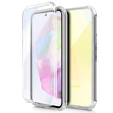 Cool 3D-siliconen hoesje voor Samsung A356 Galaxy A35 5G (transparant voor + achter)