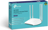 TP-Link AC1200 wifi-toegangspunt, draadloze dual-band, 1 gigabit-poort, passieve PoE ondersteund, beamforming, MU-MIMO (TL-WA1201)