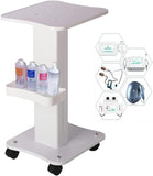 ybaymy Salonwagen, cosmeticawagen, beautysalon, trolley, draagbaar, Abs, werkwagen, schoonheidskar met opbergvak en remwiel, spa, salon, kapper, rolling wagen voor schoonheidsinstrument, medische