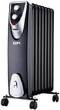 EDM Radiator Black Edition zonder olie 8 elementen 500/1.000/1.500 W