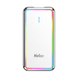 Netac ZR RGB 500GB draagbare SSD USB 3.2 Gen 2 Hoge snelheid 550MB/s overdrachtsinterface