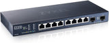 Zyxel 8-poorts multi-Gig 2.5G Cloud/Smart Managed Switch met 2 x10G SFP+, tafel- of wandmontage [XMG1915-10E]