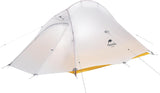 Naturehike Cloud-Up 2, campingtent 2 personen, 3-4 seizoenen, lichte rugzaktent, tent voor hiking, oranje 210T upgrade