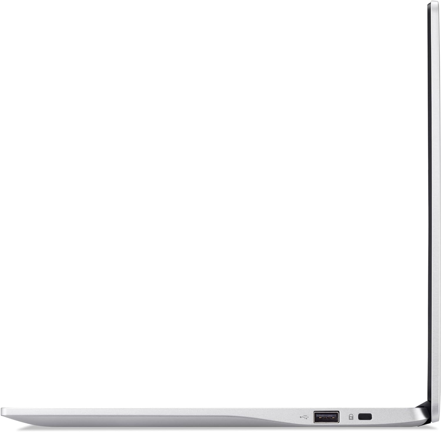 Acer Chromebook 314 (CB314-2H-K17E) Laptop | 14" HD Display | MediaTek Octa-Core ARM Cortex A73/A53 (MT8183) | 4 GB RAM | 64 GB eMMC | Mali-G72 MP3 GPU | Google ChromeOS | zilver