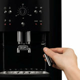 Krups Arabica EA8110 Fully Automatic Espresso Machine, Large LCD Display, User-friendly Control, Short Heat Up Time, Black