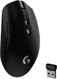 Logitech G305 Lightspeed Draadloze Gaming Muis, HERO sensor, 12.000DPI, lichtgewicht, 6 Programmeerbare Knoppen, batterijduur 250 uur, on-board geheugen, PC/Mac - Zwart