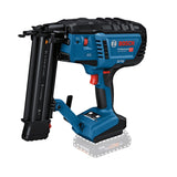 Bosch Professional 18V System accuhouttacker GNH 18V-50 M (enkelschots/contactactiveringsmodus, geschikt voor spijkers: 16-54 mm, 18 ga (1,2 mm) en collatiehoek van 0°, zonder accu's en oplader)