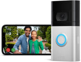 Ring Video Doorbell 4 van Amazon - HD-video met tweerichtingsspraak, previews via Pre-Roll in kleur, batterijvoeding | 30 dagen gratis Ring Protect inbegrepen