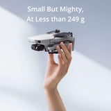 DJI Mini 2 Fly More Combo — Ultralichte en opvouwbare drone voor volwassenen en kinderen, 3-assige gimbal met 4K-camera, 12 MP-foto's, 31 minuten vliegtijd, OcuSync 2.0 10 km HD-videotransmissie van 10 km, QuickShots, grijs